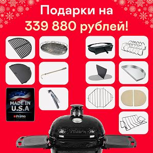 картинка Керамический гриль Primo Oval XL All in One (США)