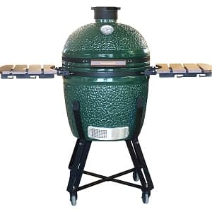 картинка Керамический гриль Green Kamado L с ножками и столиками