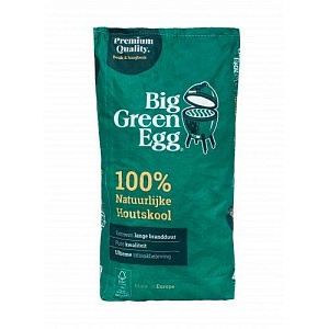 картинка МИГ-1257 Уголь древесный Big Green Egg 100% натуральный, пакет 9кг