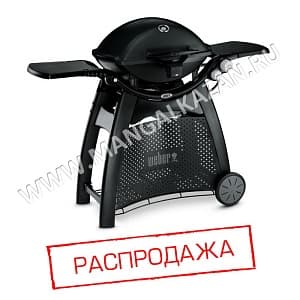 картинка Портативный газовый Гриль Weber Q 3200 Black Line на тележке Черный